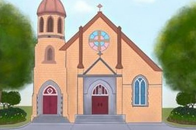 When I go to Mass stamp